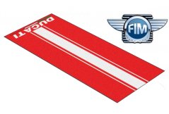 Koberec pod moto 80x250cm DUCATI STRIPE SUPERBIKE 303