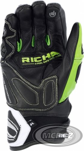 Moto rukavice RICHA STEALTH zelené