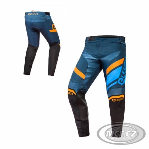 Moto kalhoty ELEVEIT X-LEGEND modro/oranžové