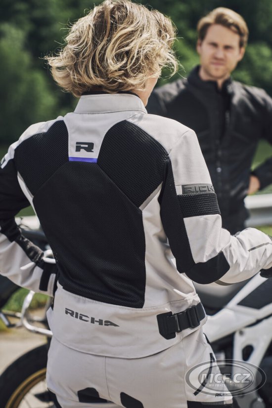 Dámská moto bunda RICHA AIRSTREAM X-2 šedá