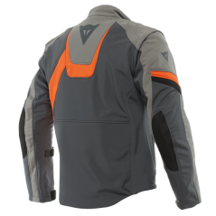 Moto bunda DAINESE RANCH TEX ebony/charcoal grey/flame orange