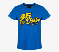 Dětské triko VR46 VALEYELLOW modré 504617