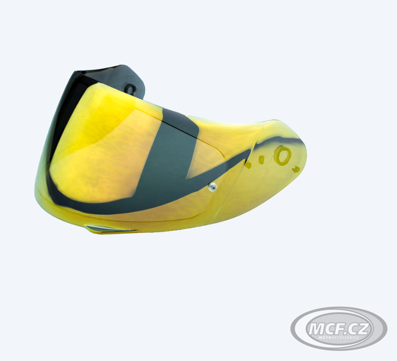 Plexi SCORPION EXO ELLIP-TEC MAXVISION 2D zrcadlové zlaté KDF14-2 - ROZBALENO