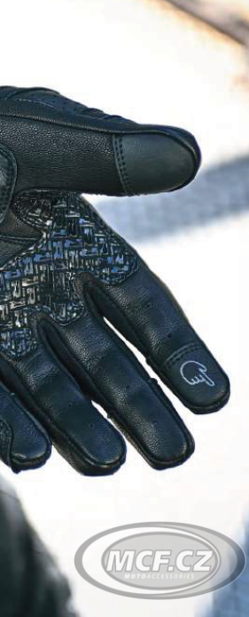 Moto rukavice RICHA STRADALE STEALTH černo/bílo/červené