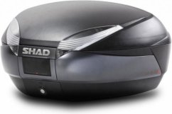 Vrchní kufr na motorku SHAD SH48 tmavě šedý se zámkem PREMIUM SMART