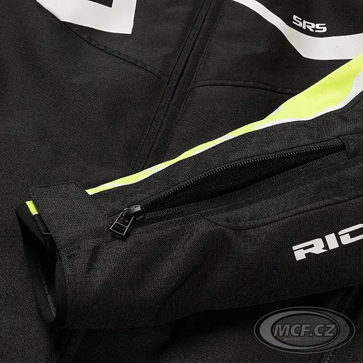 Motorcycle jacket RICHA STRADALE TEX WP black/fluo yellow