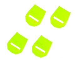 Zásuvka na pásek TCX plastový bílý 2PASS sada 4ks