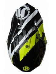 Kšilt JUST1 J32 PRO KICK bílo/žluto/černý