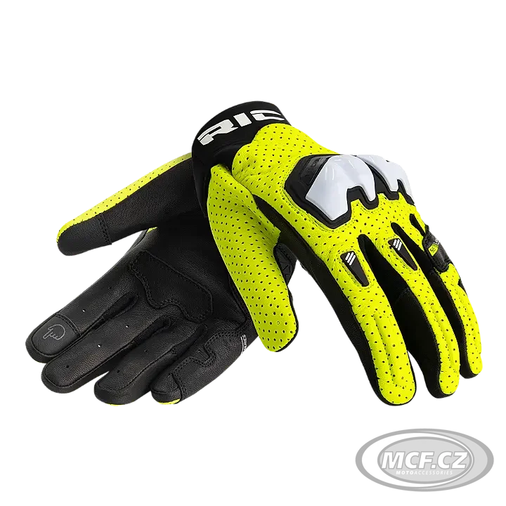 Moto rukavice RICHA STRADALE AP-X LEATHER černo/žluté