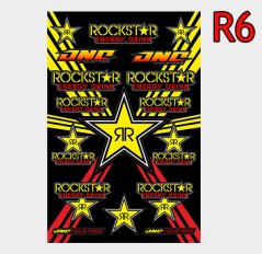Samolepky ROCKSTAR ENERGY R6
