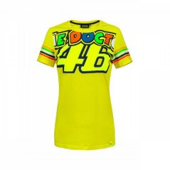 Dámské triko Valentino Rossi VR46 žluté 307001