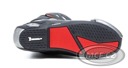 Moto boty TCX RT-RACE PRO AIR černo/šedo/červené