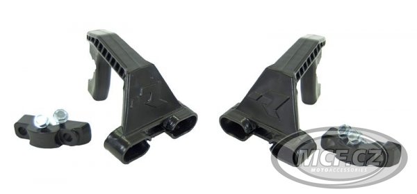 Kryty páček RTECH HP3 CROSS/ENDURO CR červeno/bílé R-HP3ENDRSBN0