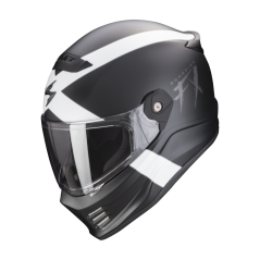 Motorcycle helmet SCORPION COVERT FX GALLUS matt black/white