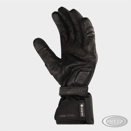 Moto rukavice RICHA HYPERCANE Gore-Tex černé