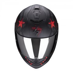 Moto přilba SCORPION EXO-1400 AIR ASIO matná černo/červená