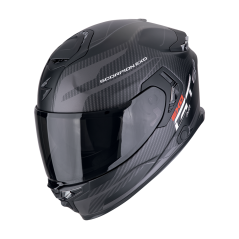 Moto přilba SCORPION GT EXO-GT SP AIR FLEX matná černo/stříbrná