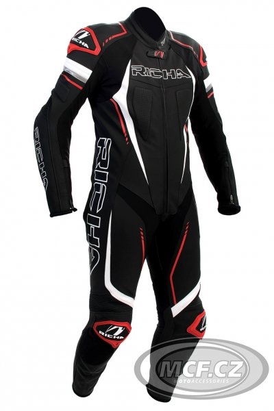 Moto kombinéza RICHA FRANCORCHAMPS jednodílná červená