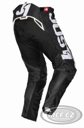 Moto kalhoty JUST1 J-FORCE TERRA černo/bílé
