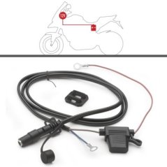 Náhradní zásuvka GIVI 12V se svorkou