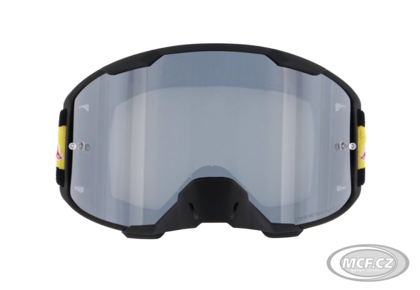 Motokrosové brýle RED BULL STRIVE 011 černé se stříbrným sklem