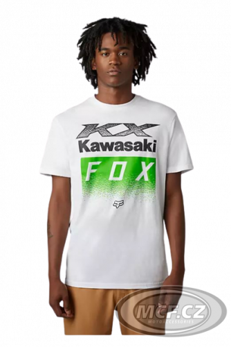 Triko FOX X KAWI bílé 30528-190
