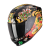 Kids motorcycle helmet SCORPION EXO-JNR AIR YUCATAN black/yellow/red