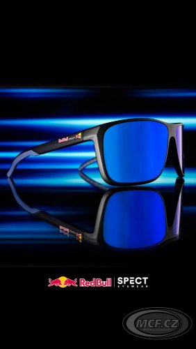Sluneční brýle Red Bull SPECT TUAN černé s modrými skly