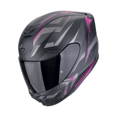 Motorcycle helmet SCORPION EXO-391 AAXO matte black/pink