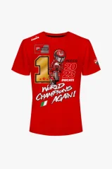 Triko DUCATI BAGNAIA WORLD CHAMPION 2023 98771230/492907
