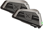 Intercom SCORPION EXO-COM LINK-1 dual tmavě stříbrný