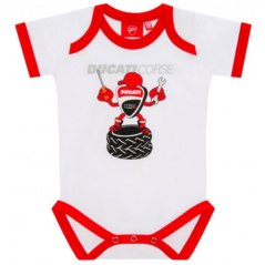 Dětské body DUCATI MASCOTTE červeno/bílé 19 86001