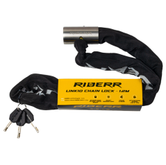 Riderr řetězový zámek Link10 1,2 m černý