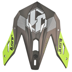 Kšilt JUST1 J39 REACTOR fluo žluto/červeno/titanový