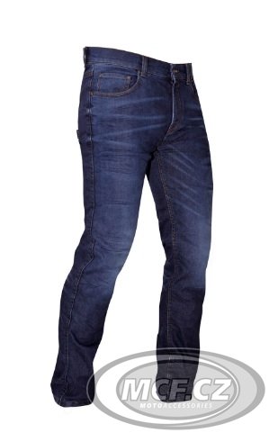 Moto kalhoty RICHA ORIGINAL JEANS modré prodloužené