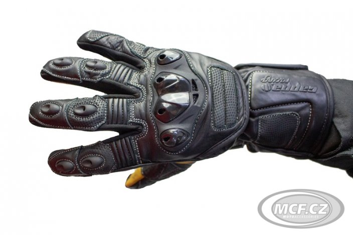 Moto rukavice CAPPA SOCHI černo/béžové