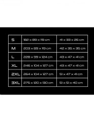 Plachta na motorku SECA TOP CASE černá