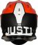 Moto přilba JUST1 J18 PULSAR oranžovo/bílo/černá