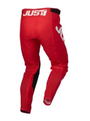 Dětské moto kalhoty JUST1 J-ESSENTIAL červené