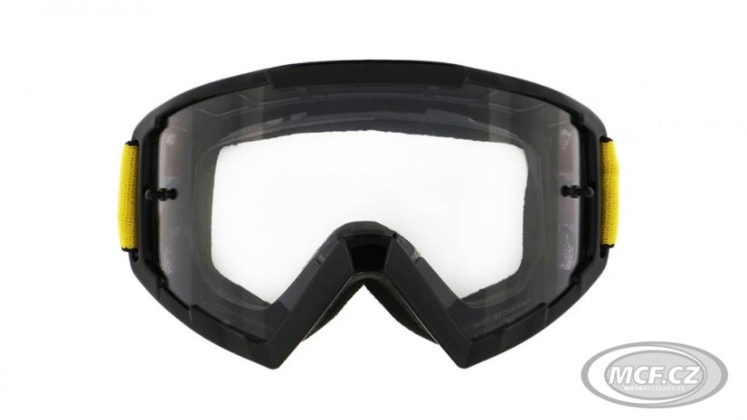 Motokrosové brýle RED BULL SPECT WHIP 012 černé s čirým sklem