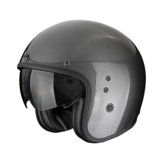 Motorcycle helmet SCORPION BELFAST EVO solid metallic grey