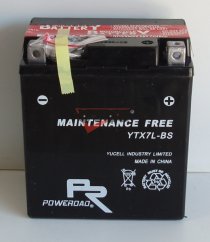 Moto baterie PR POWEROAD YTX7L-BS