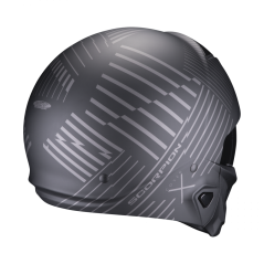 Moto přilba SCORPION EXO-COMBAT II MILES matná černo/stříbrná