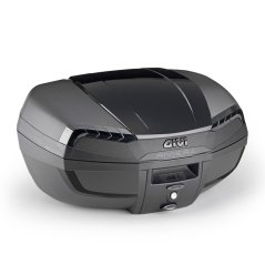 Kufr GIVI RIVIERA černý Black Edition E46NB (Monolock s vlastní plotnou), černé plexi, 47L