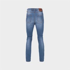 Moto kalhoty RICHA SECOND SKIN JEANS modré - zkrácené