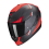 Motorcycle helmet SCORPION EXO-1400 EVO CARBON AIR KENDAL matt black/red
