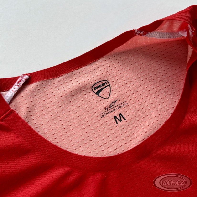 Dres DUCATI DESMO červený s místem pro číslo 98109225