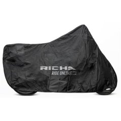 Plachta na motorku RICHA OUTDOOR COVER černá