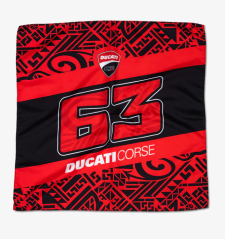 Bandana/šátek VR46 BAGNAIA 63 Ducati červený 500803