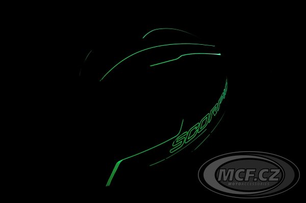 Moto přilba SCORPION EXO-3000 AIR STROLL černo/stříbrno/neonově žlutá